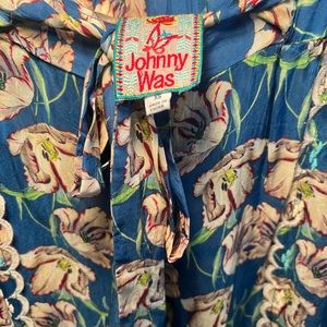 Johnny Was, flowing pants, with side openings